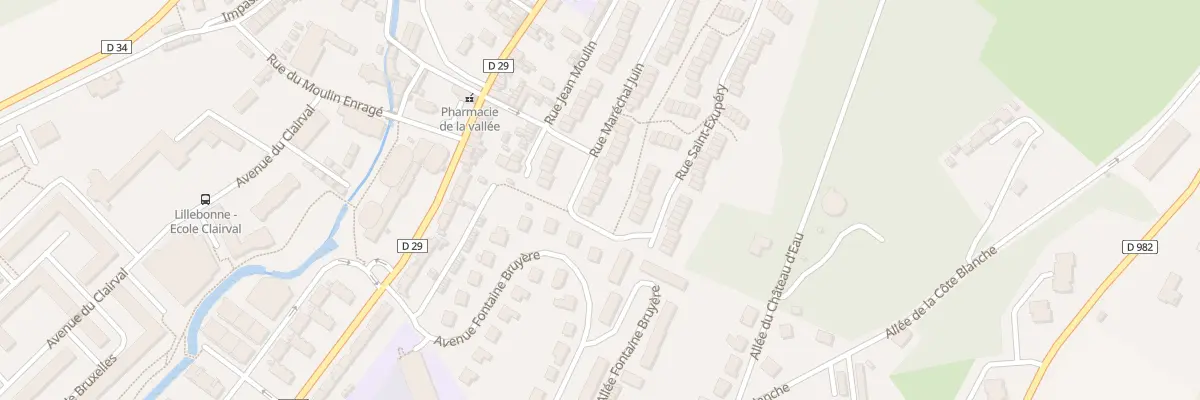 Plan du 28 Rue du Mal Juin à Lillebonne