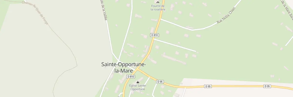 Plan du 2212 Rte de Quillebeuf à Sainte-Opportune-la-Mare