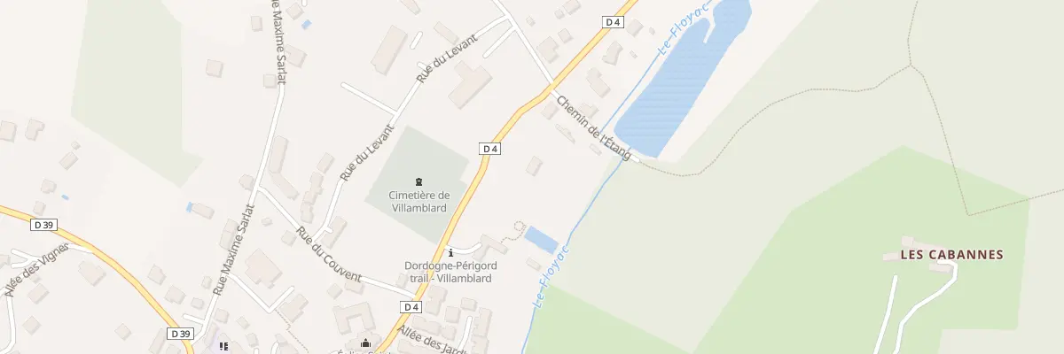 Plan du 270 Rte de Perigueux à Villamblard