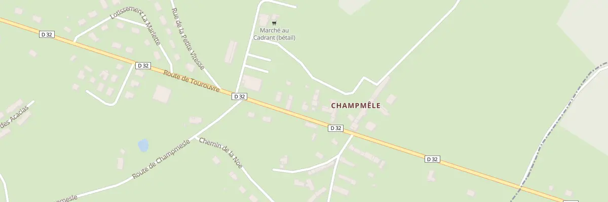 Plan du 29 Rte de Tourouvre à Soligny-la-Trappe