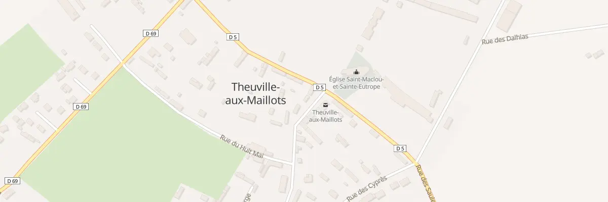 Plan du 4 Pl du Marronnier à Theuville-aux-Maillots