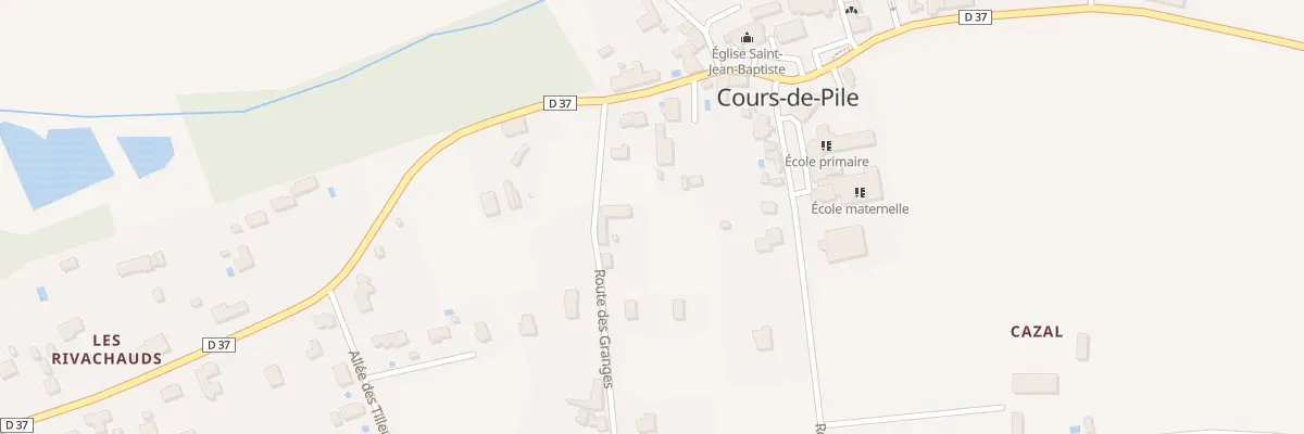 Plan du 59 Rte des Granges à Cours-de-Pile