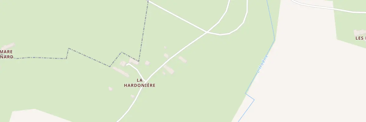 Plan du 95 La Hardonniere à Sainte-Céronne-lès-Mortagne