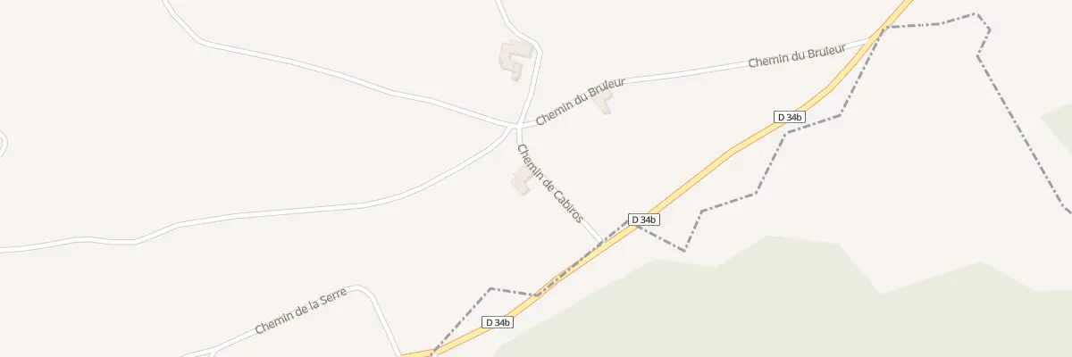 Plan du 1 Che de Cabiros à Sédeilhac