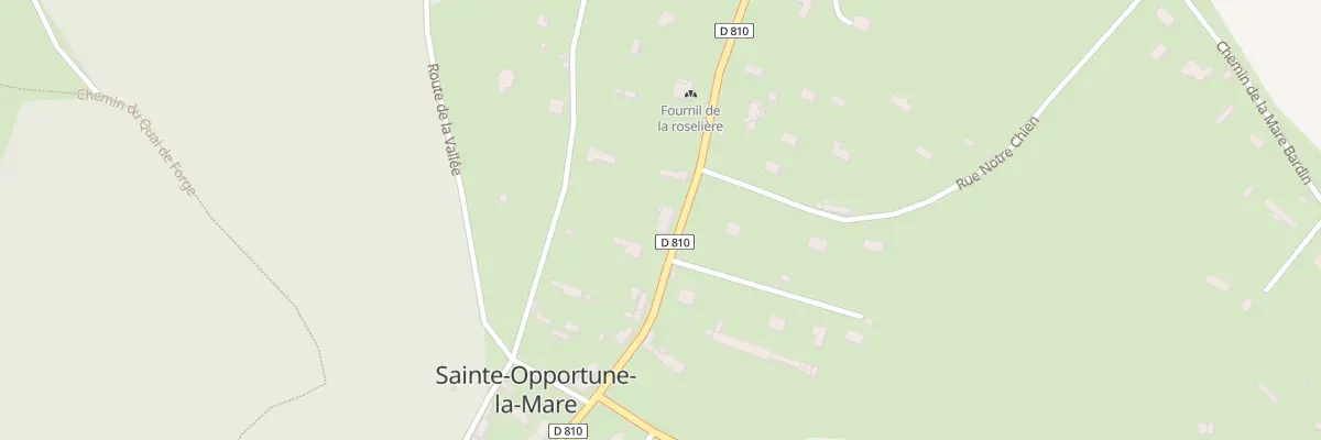 Plan du 2170 Rte de Quillebeuf à Sainte-Opportune-la-Mare