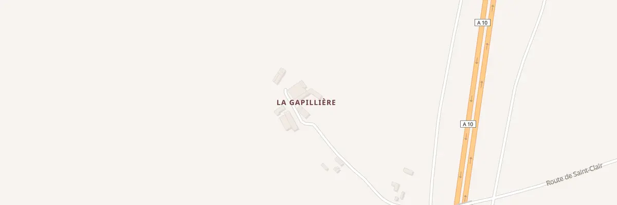 Plan du 73 La Gapilliere à Pussigny