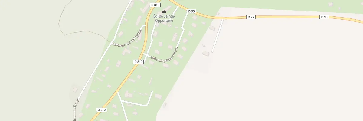 Plan du 8 All des Pommiers à Sainte-Opportune-la-Mare