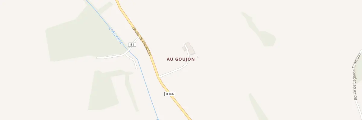 Plan du 5116 Au Goujon à Terraube