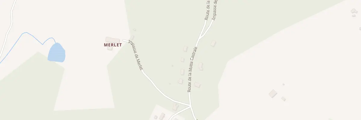 Plan du 989 Rte de la Motte Castrale à Léguillac-de-l’Auche