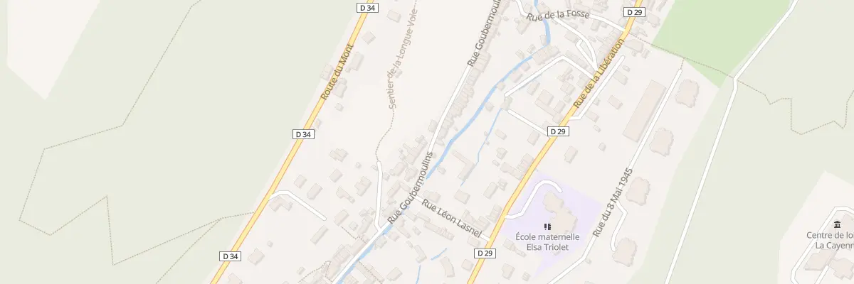 Plan du 93 Rue Goubermoulins à Lillebonne