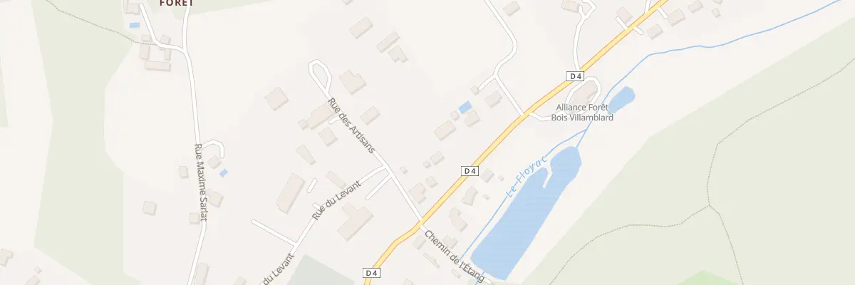 Plan du 405 Rte de Perigueux à Villamblard