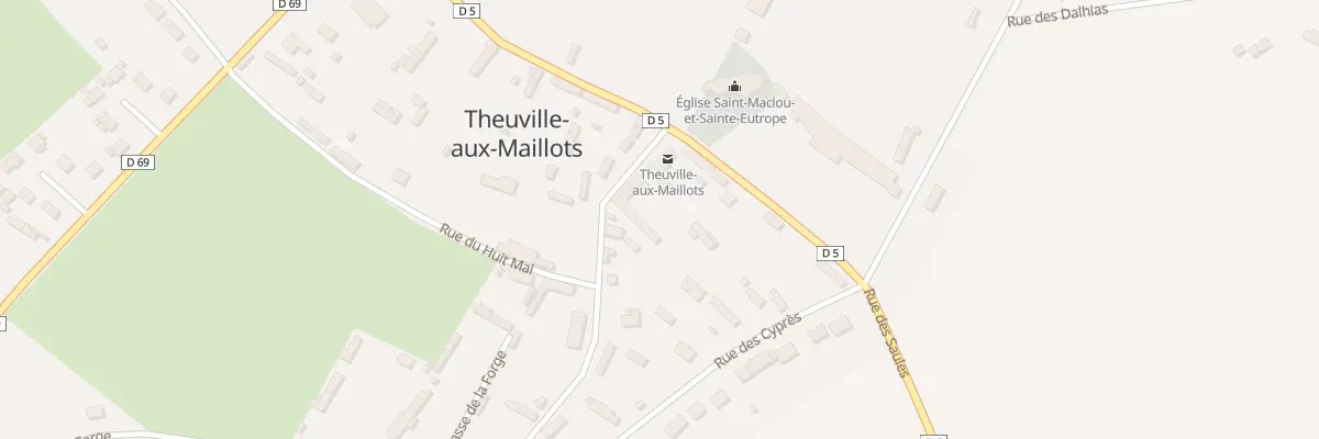 Plan du 9 Pl du Marronnier à Theuville-aux-Maillots