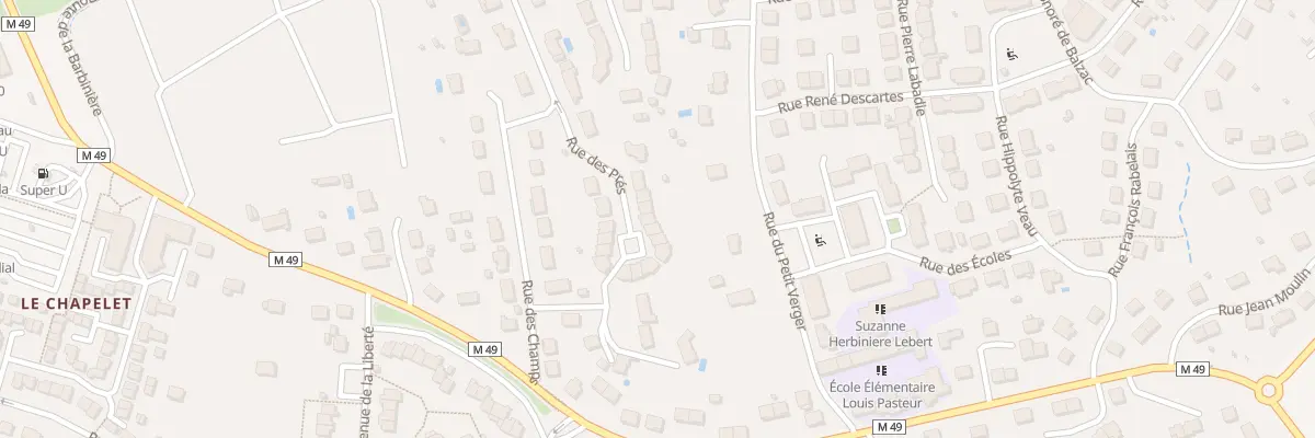 Plan du 25 Rue des Prés à Luynes