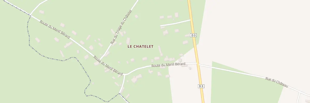 Plan du 5013 Le Chatelet à Auguaise