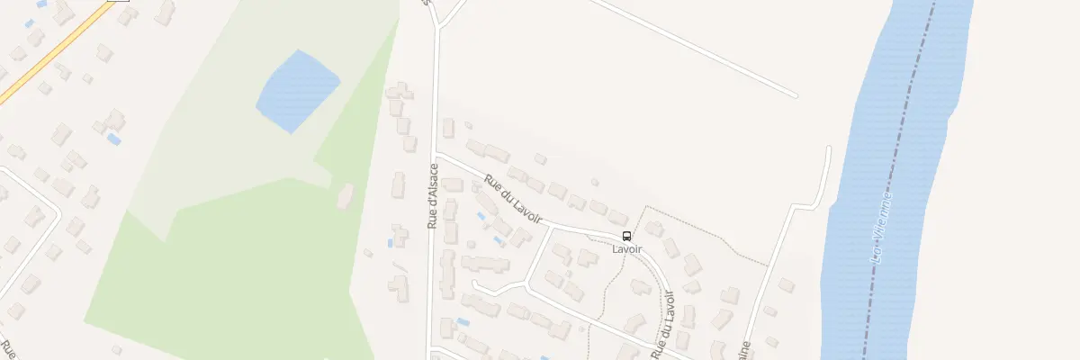 Plan du 34 Rue du Lavoir à Antran