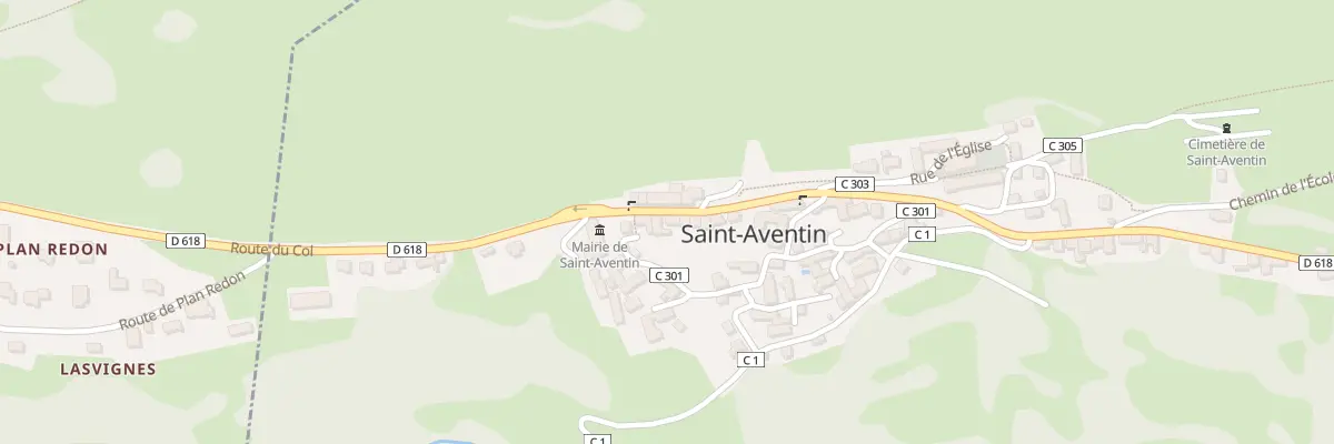 Plan du 67 Rte du Col de Peyresourde à Saint-Aventin