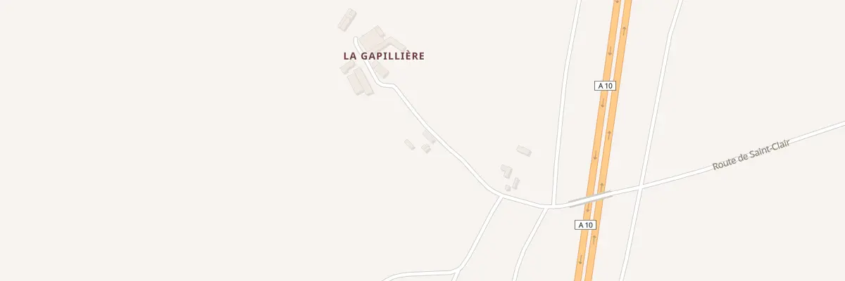Plan du 75 La Gapilliere à Pussigny