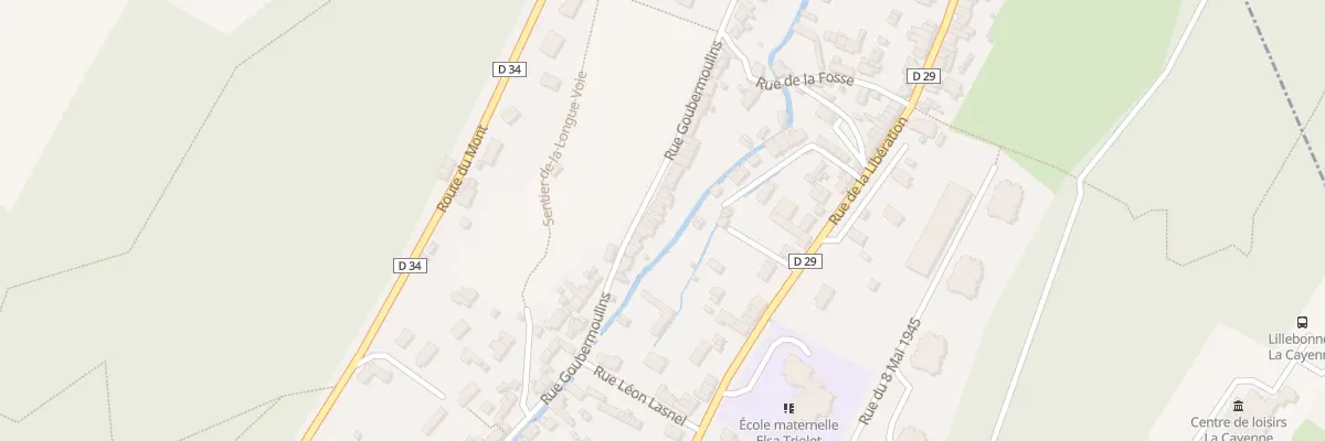 Plan du 94 Rue Goubermoulins à Lillebonne