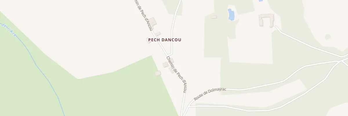 Plan du 192 Che de Pech d’Ancou à Montpezat