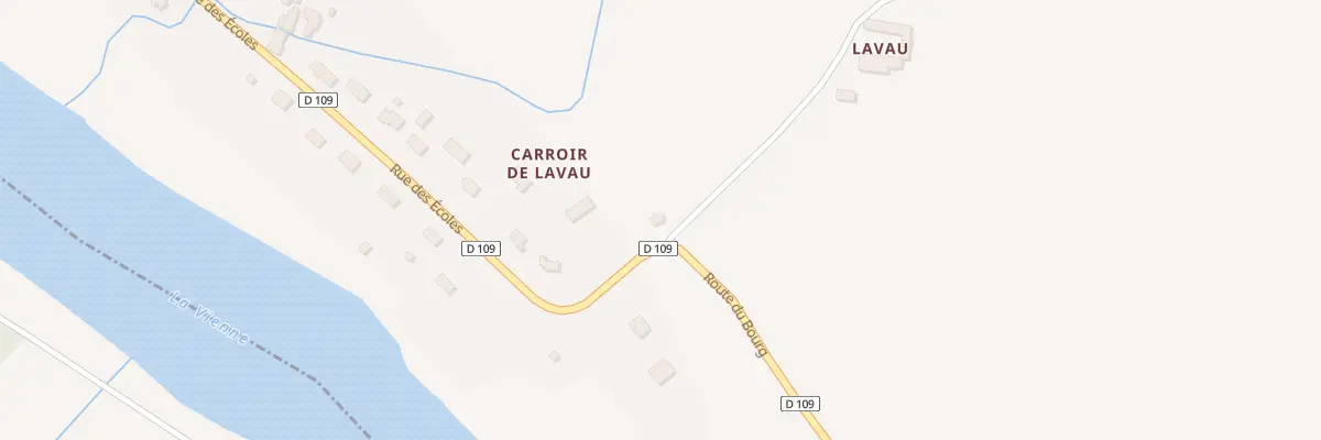 Plan du 58 Carroir de Lavau à Pouzay