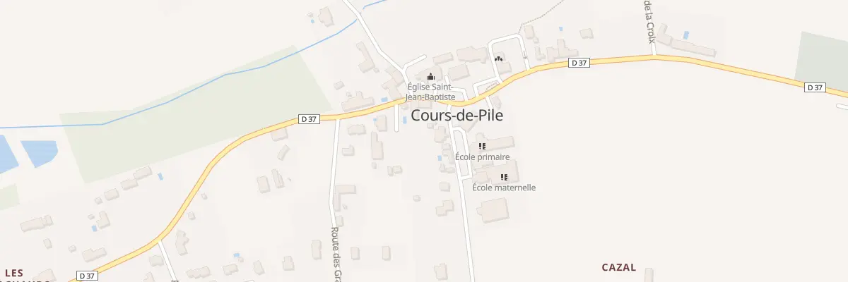 Plan du 84 Le Coustinet à Cours-de-Pile