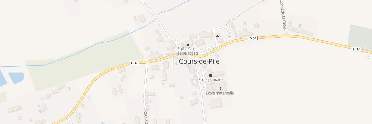 Plan du 11 Rte de Bergerac à Cours-de-Pile
