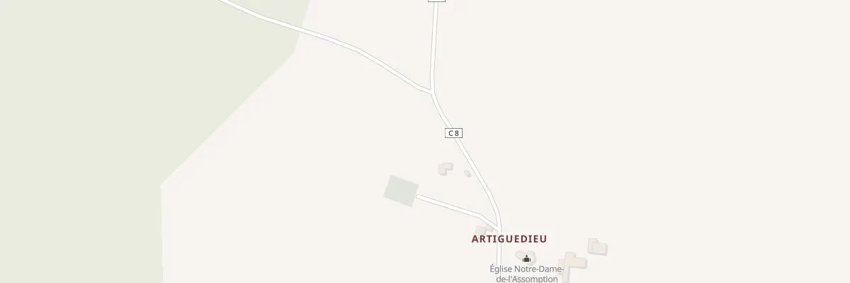 Plan du 3541 Rte d’Artiguedieu à Seissan