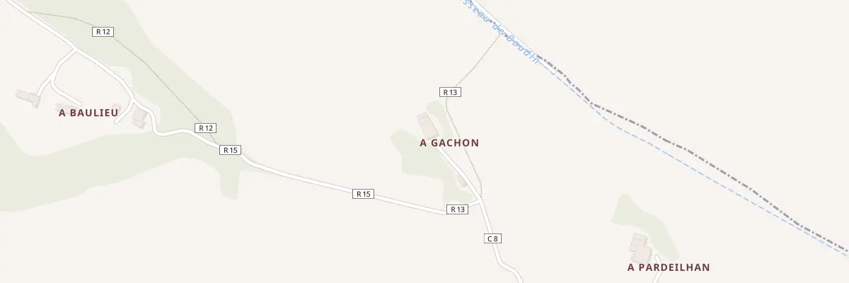 Plan du 441 Chem de Gachon à Larroque-Engalin