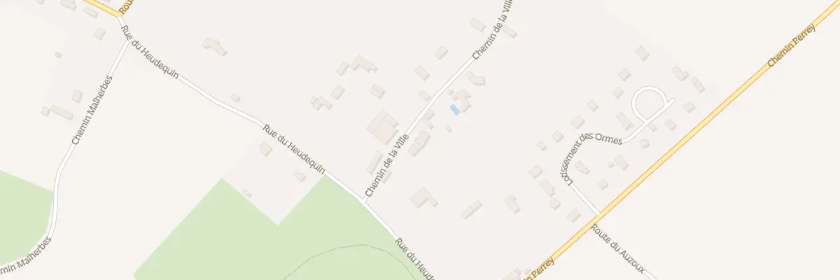 Plan du 86 Che de la Ville au Perrey