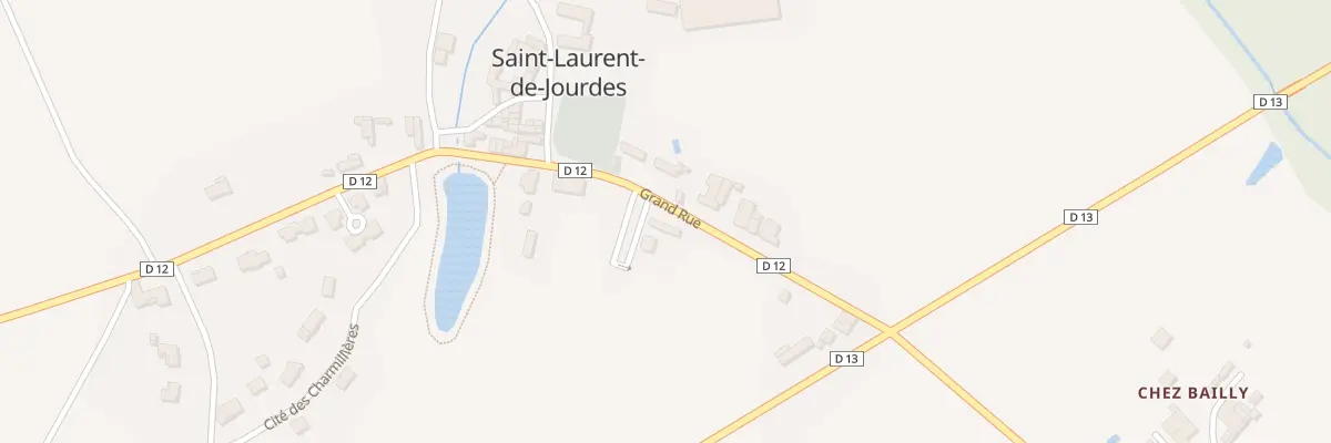 Plan du 8 Rue Grand Rue à Saint-Laurent-de-Jourdes