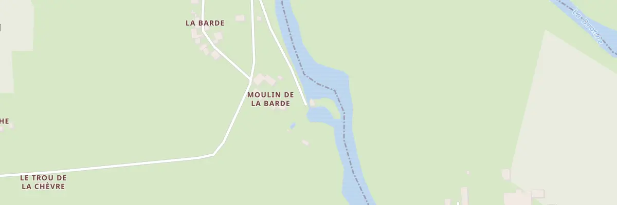 Plan du 39B La Barde à Creyssac