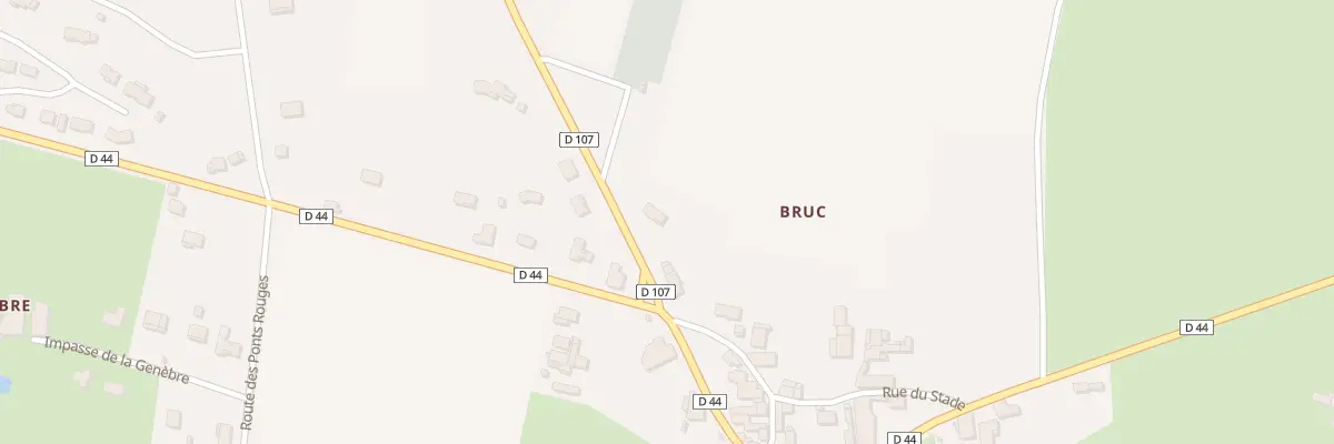 Plan du 1 Bruc Nord à Grignols