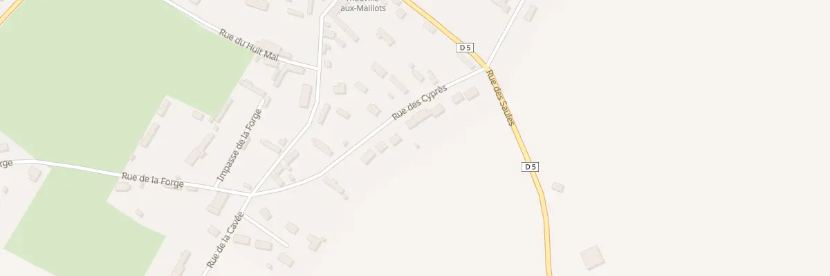 Plan du 1C Rue des Cypres à Theuville-aux-Maillots
