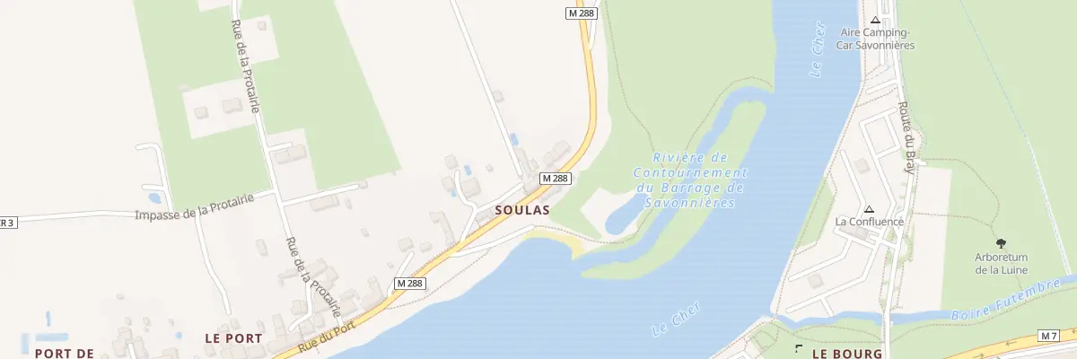 Plan du 4 Rue du Port à Savonnières