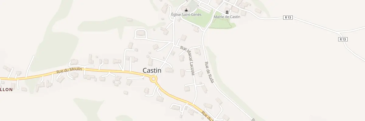 Plan du 2 Rue Marcel Lacoste à Castin