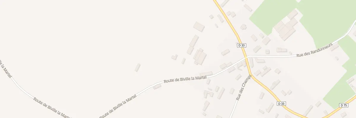 Plan du 5 Rte de Biville la Martel à Sorquainville