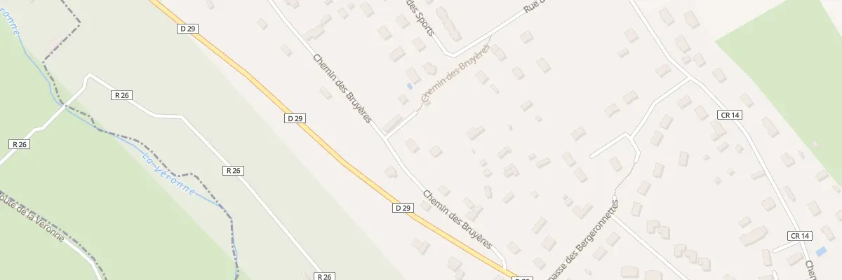 Plan du 180 Che des Bruyères à Campigny