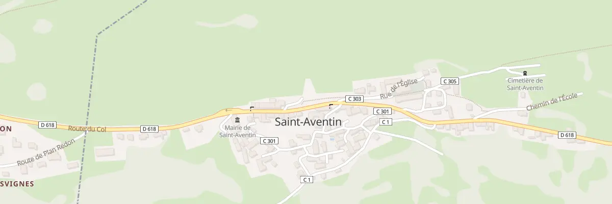 Plan du 49 Village à Saint-Aventin
