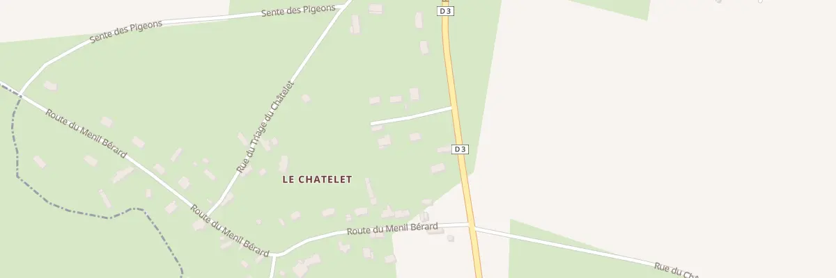 Plan du 5028 Le Chatelet à Auguaise