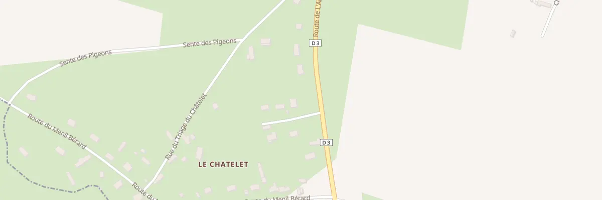 Plan du 16 Imp du Châtelet à Auguaise