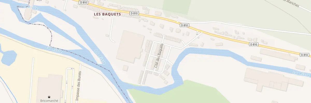 Plan du 98 Cité des Baquets à Manneville-sur-Risle
