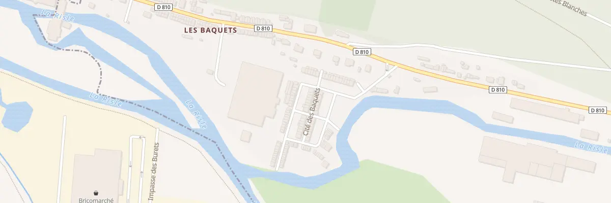 Plan du 97 Cité des Baquets à Manneville-sur-Risle