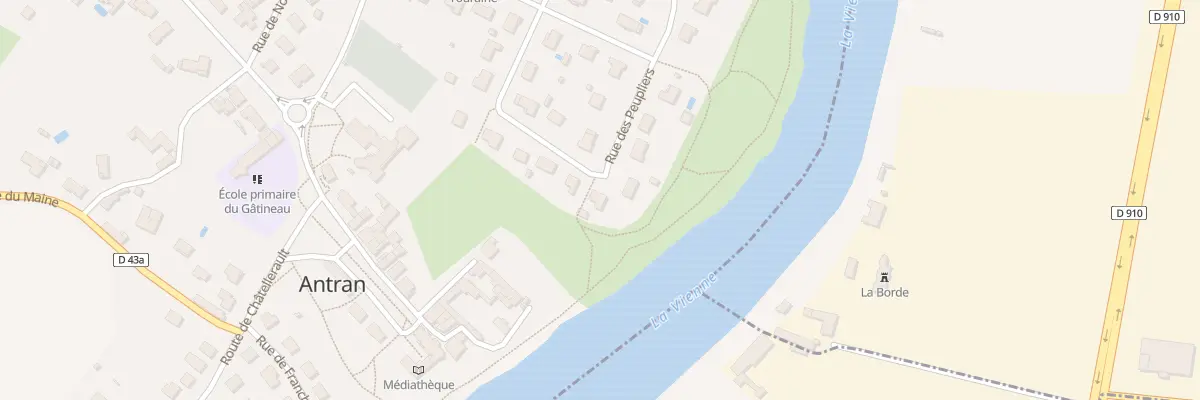 Plan du 18 Rue des Peupliers à Antran