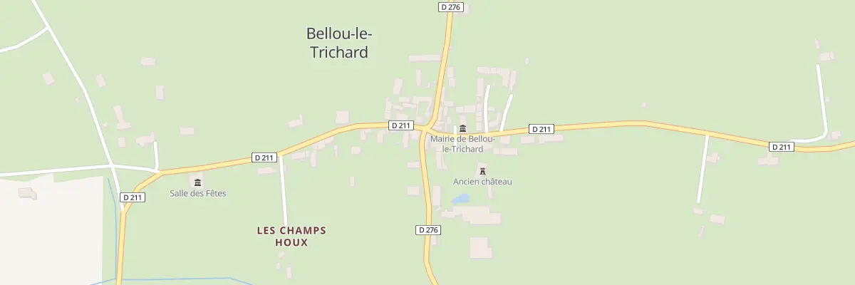 Plan du 2 Rue de l’Ecole à Bellou-le-Trichard