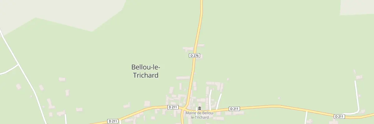 Plan du 7 Rue de Gevraise à Bellou-le-Trichard