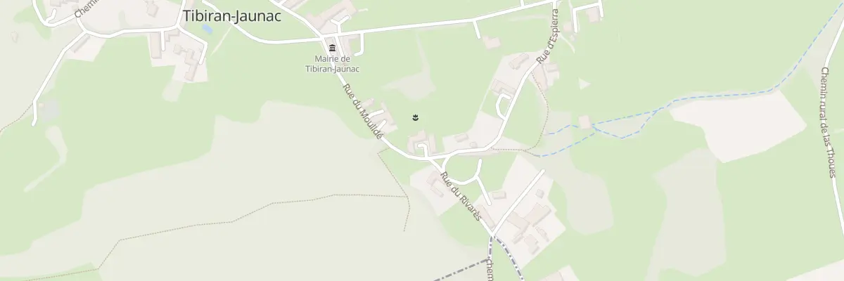 Plan du 5033 Courne de la Bielle à Tibiran-Jaunac