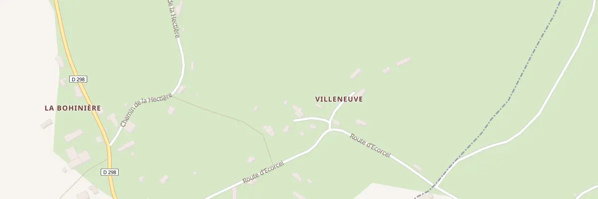 Plan du 10 Rte d’Ecorcei à Brethel