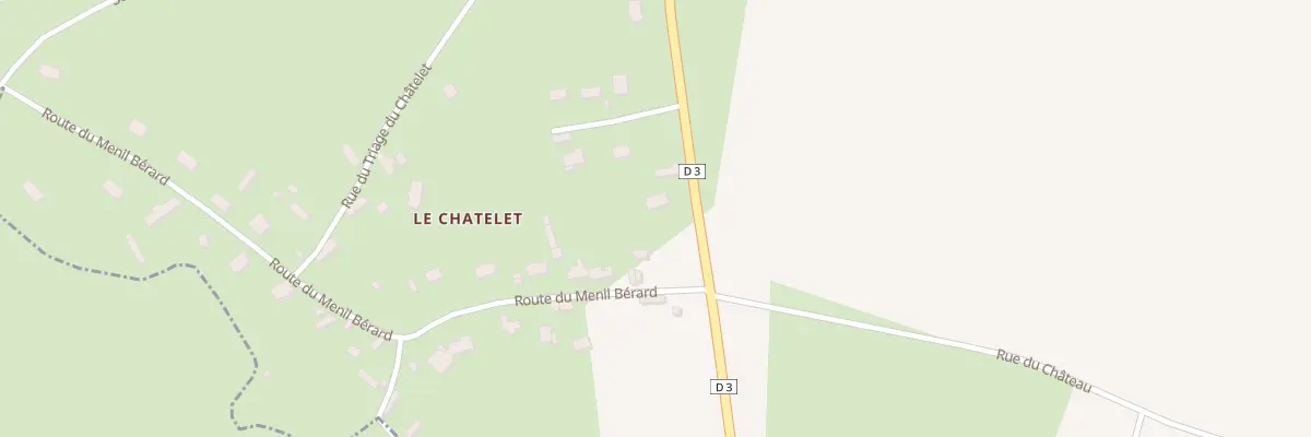 Plan du 43 Le Chatelet à Auguaise