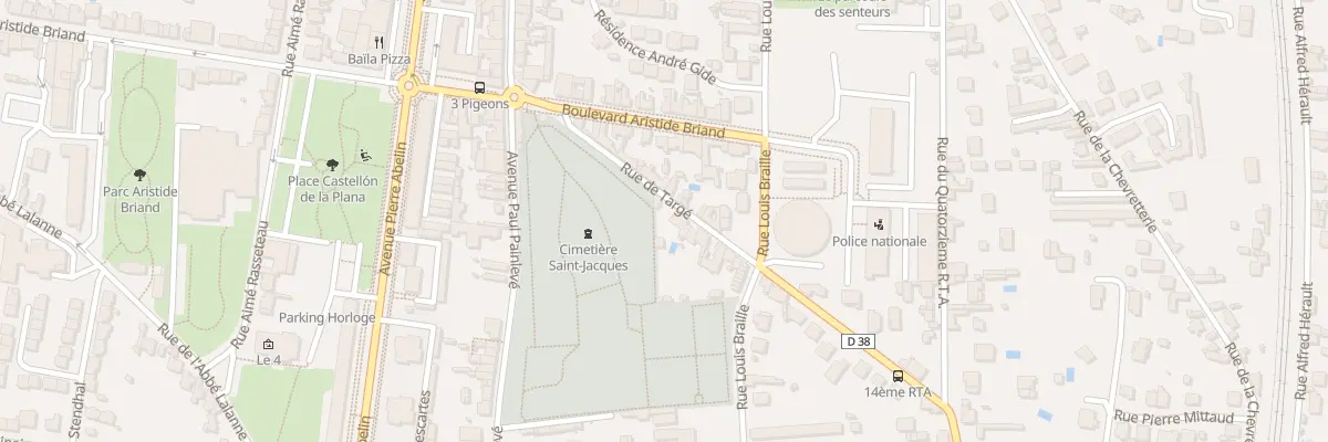 Plan du 2 Rue de Targé à Châtellerault