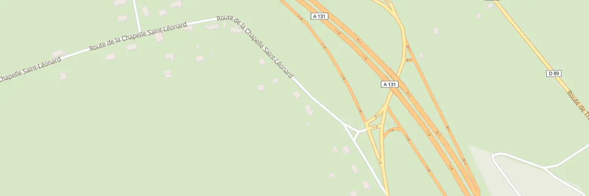 Plan du 850 Rte de la Chapelle St Leonard à Saint-Aubin-sur-Quillebeuf